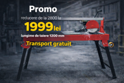 Masina electrica de taiat placi ceramice cu racire pe apa, model TSW230, lungime de taiere 120 cm