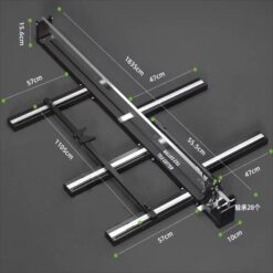 1800 mm - Masina profesionala de taiat gresia cu sina si rulmenti de ghidare TG