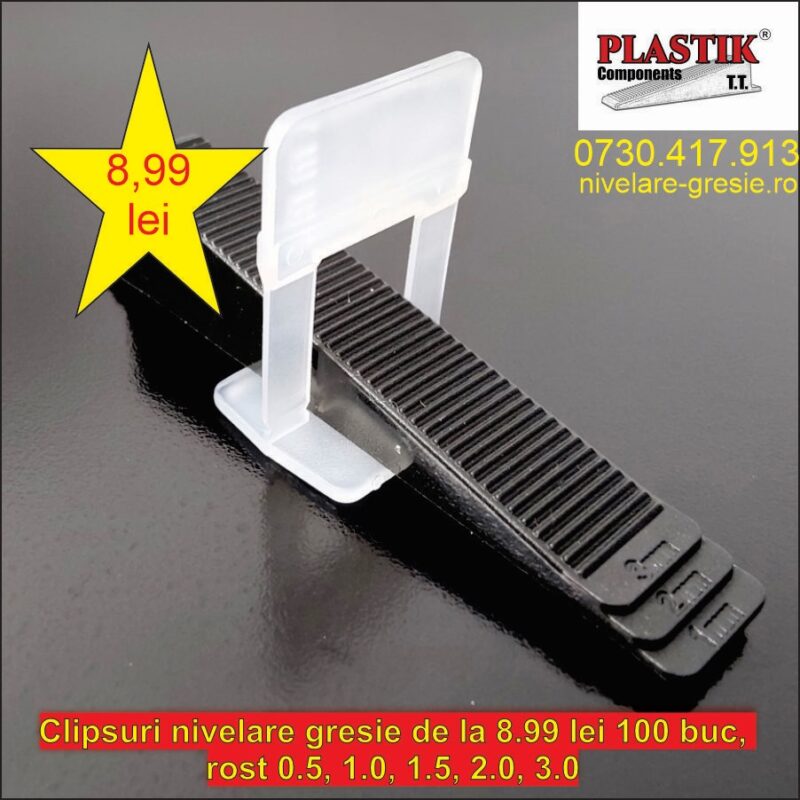 Sisteme profesionale nivelare gresie – PLASTIK COMPONENTS