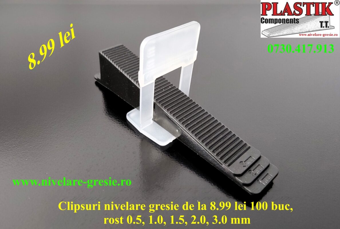 Sisteme profesionale nivelare gresie – PLASTIK COMPONENTS