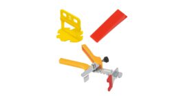 Set nivelare gresie sistem PRO cu 2000 clipsuri, 300 pene si 1 cleste metalic