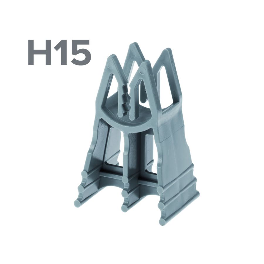Distantier Placa Plasto Plus H15mm Ø4-16 – 1000 buc sac