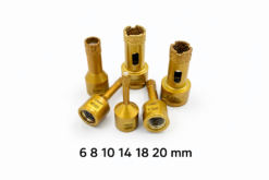 Set carote M14 cu diametrele: 6, 8, 10, 14, 18, 20 mm